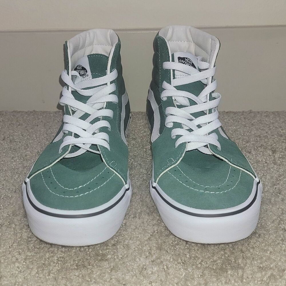 VANS SK8-Hi Green - Size 9.5 - Picture 4 of 5